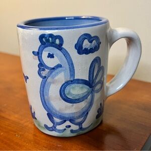 M.A.Hadley Pottery Vintage Chicken Mug
